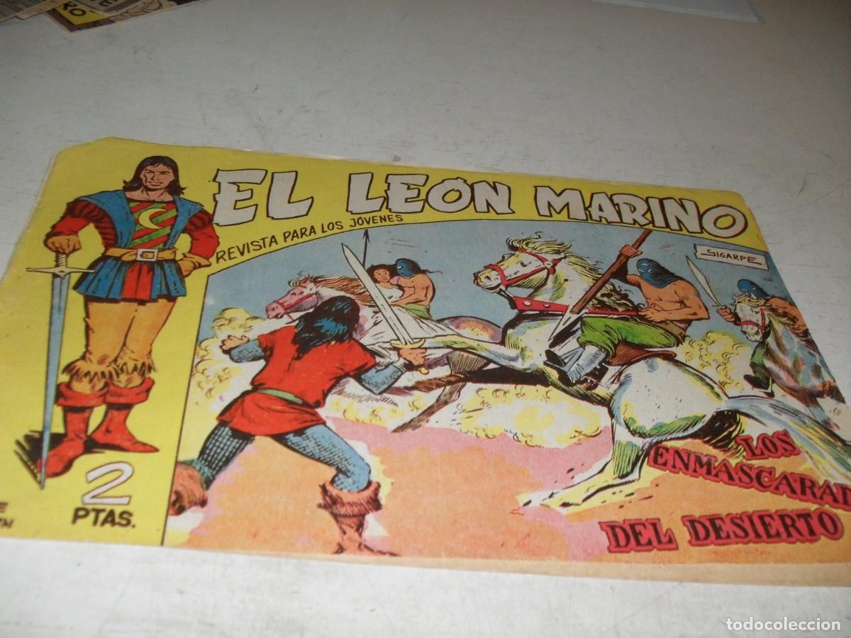 Tebeos: (ORIGINAL),EL LEON MARINO N&ordm; 10,LOS ENMASCARADOS DEL DESIERTO,DE 24.MAGA,191