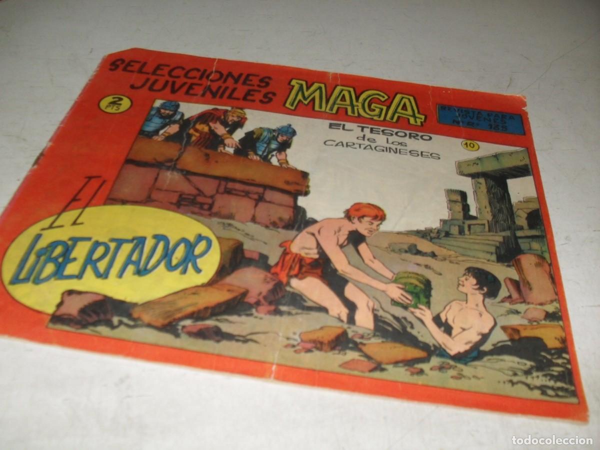 Tebeos: (ORIGINAL),EL LIBERTADOR N&ordm; 10,EL TESORO DE LOS CARTAGINESES,DE 30.MAGA,1965