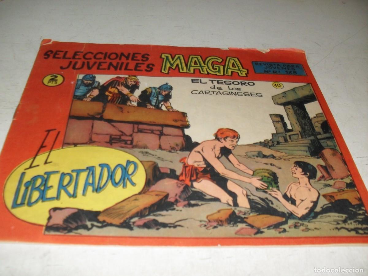 Tebeos: (ORIGINAL),EL LIBERTADOR N&ordm; 10,EL TESORO DE LOS CARTAGINESES,DE 30.MAGA,1965