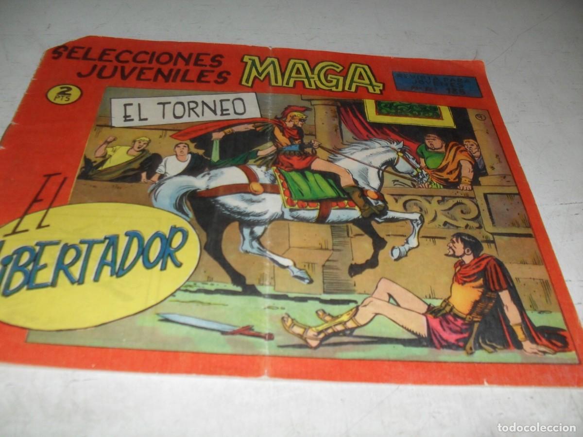 Tebeos: (ORIGINAL),EL LIBERTADOR N&ordm; 9,EL TORNEO,DE 30.MAGA,1965