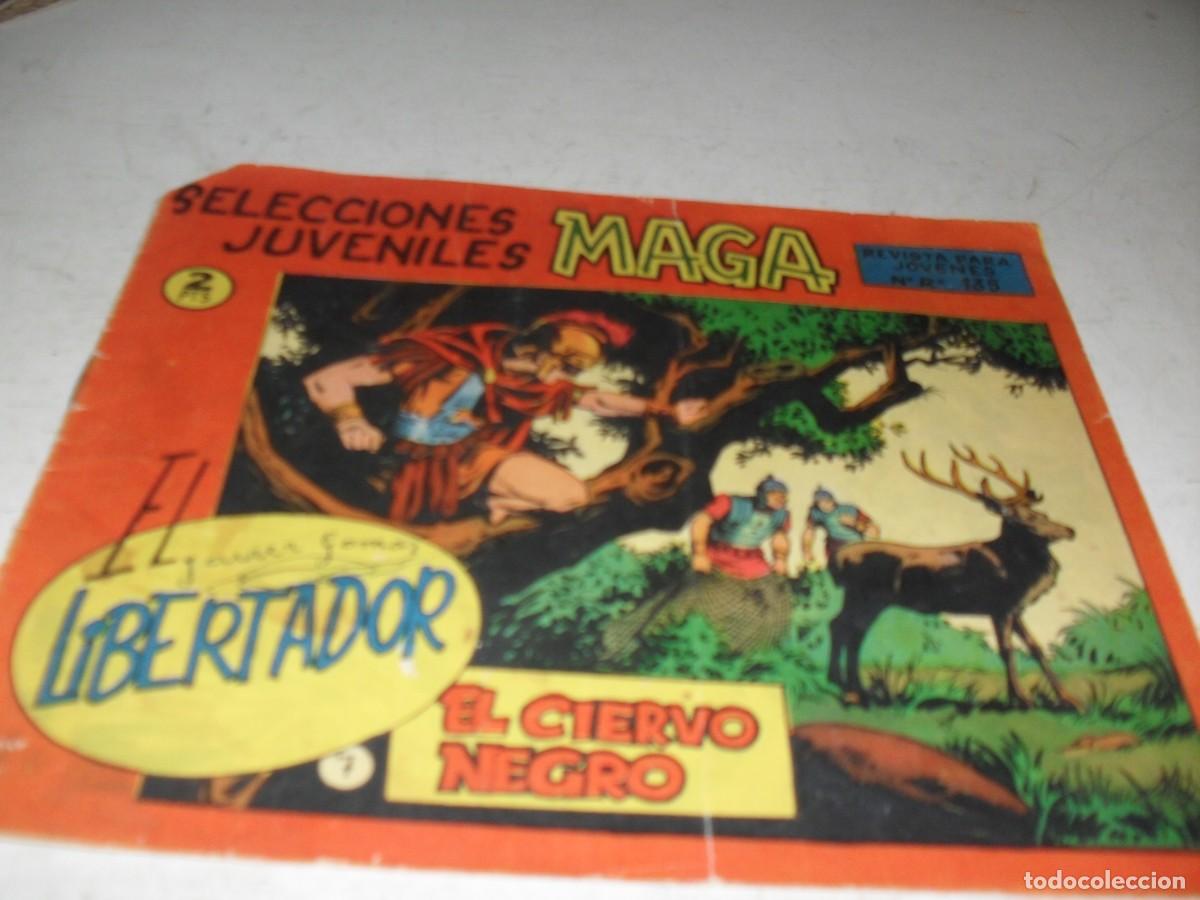 Tebeos: (ORIGINAL),EL LIBERTADOR N&ordm; 7,EL CIERVO NEGRO,DE 30.MAGA,1965