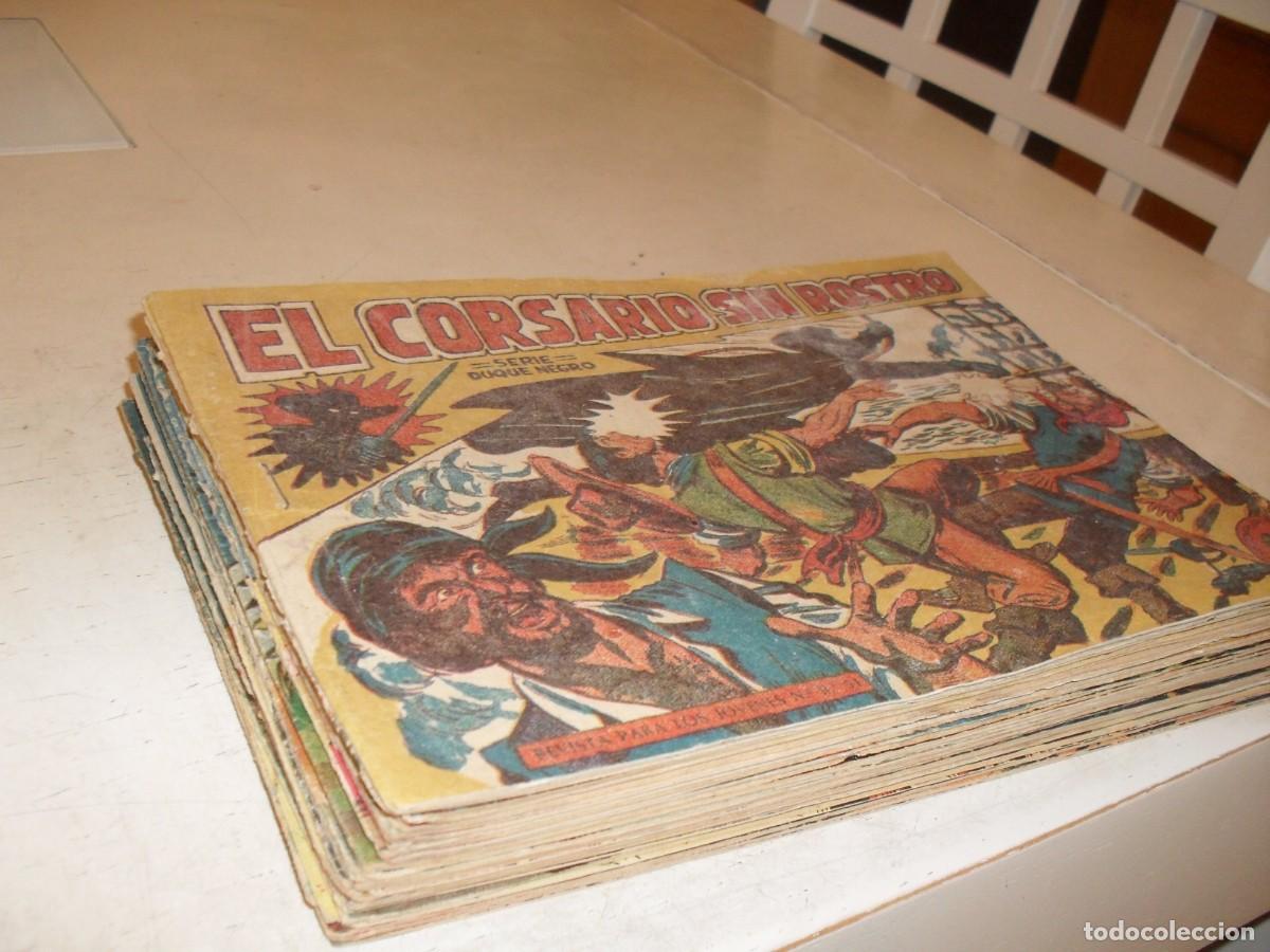 Tebeos: COLECCION COMPLETA,ORIGINALDEL CORSARIO SIN ROSTRO,42 TEBEOS,DE MANUEL.GAGO.MAGA,1959
