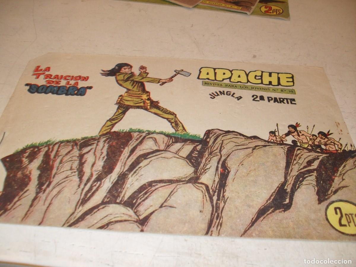 Tebeos: (ORIGINAL)APACHE 2&ordf; PARTE N&ordm; 70,LA TRAICION DE LA SOMBRA,DE 76.MAGA,1960