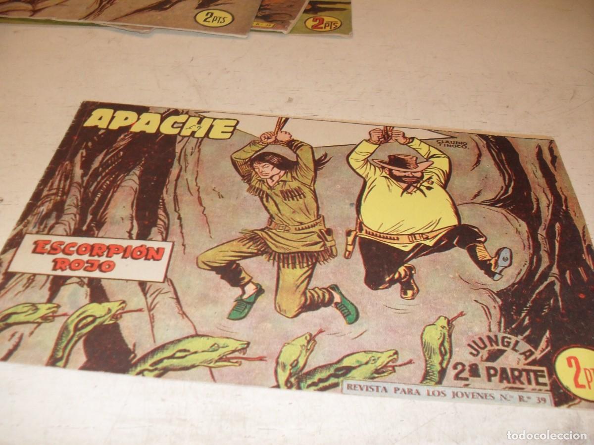 Tebeos: (ORIGINAL)APACHE 2&ordf; PARTE N&ordm; 69,ESCORPION ROJO,DE 76.MAGA,1960