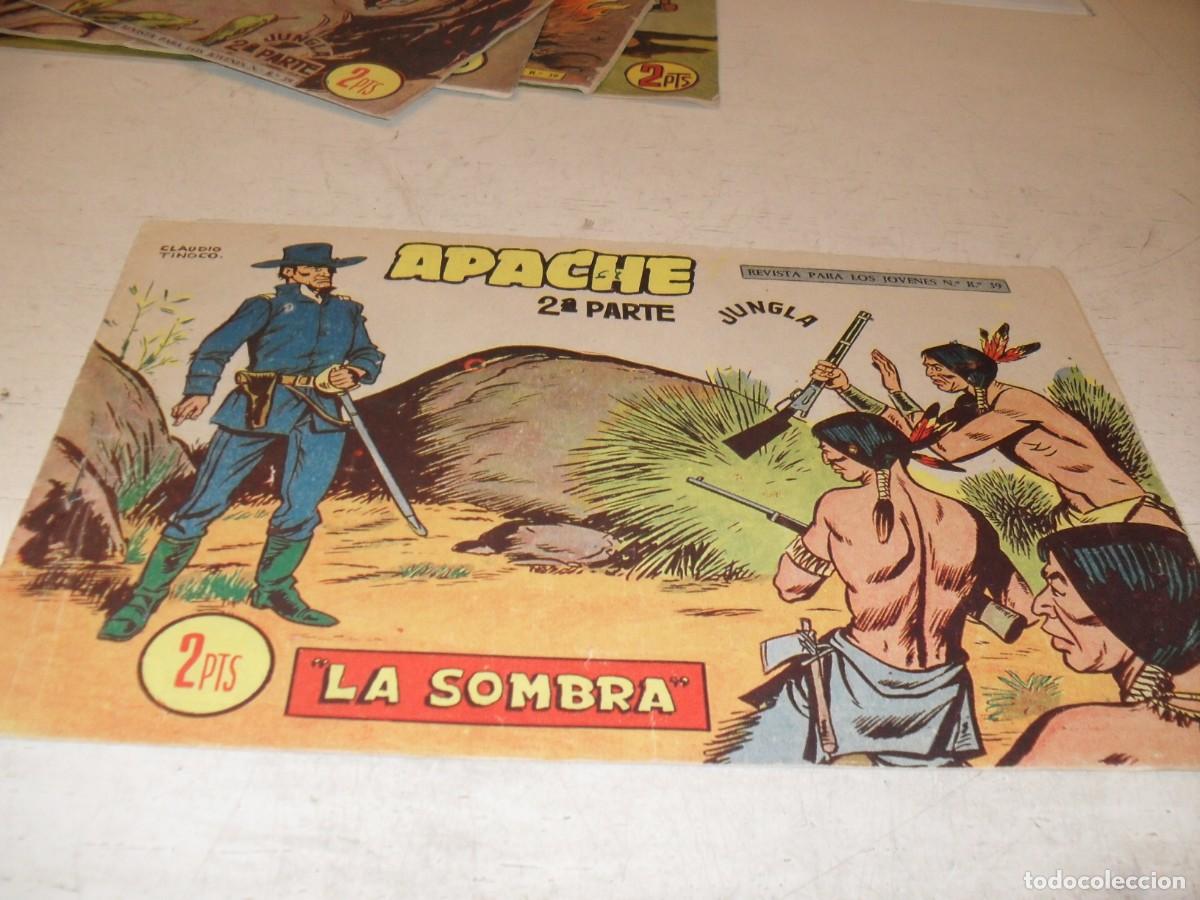 Tebeos: (ORIGINAL)APACHE 2&ordf; PARTE N&ordm; 68,LA SOMBRA,DE 76.MAGA,1960