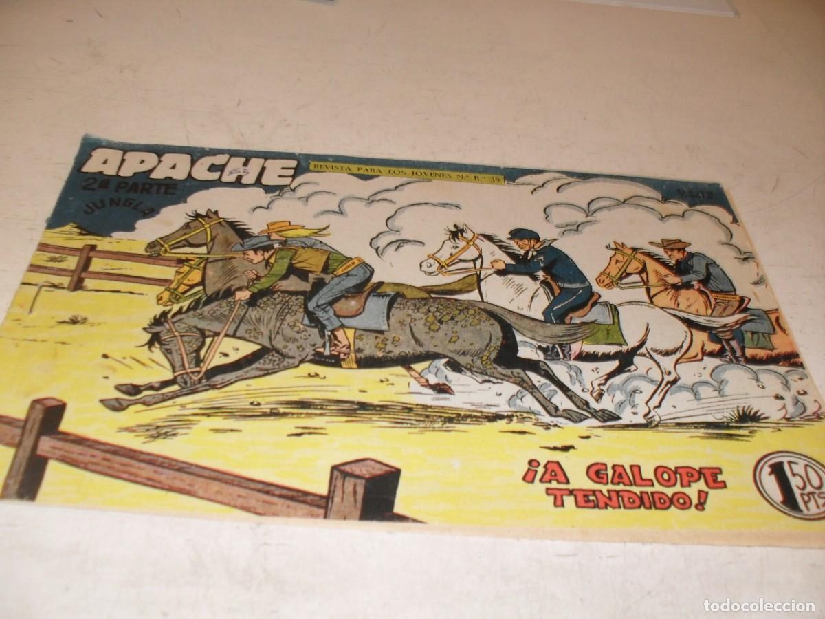 Tebeos: (ORIGINAL)APACHE 2&ordf; PARTE N&ordm; 63,A GALOPE TENDIDO&iexcl;&iexcl;,DE 76.MAGA,1960