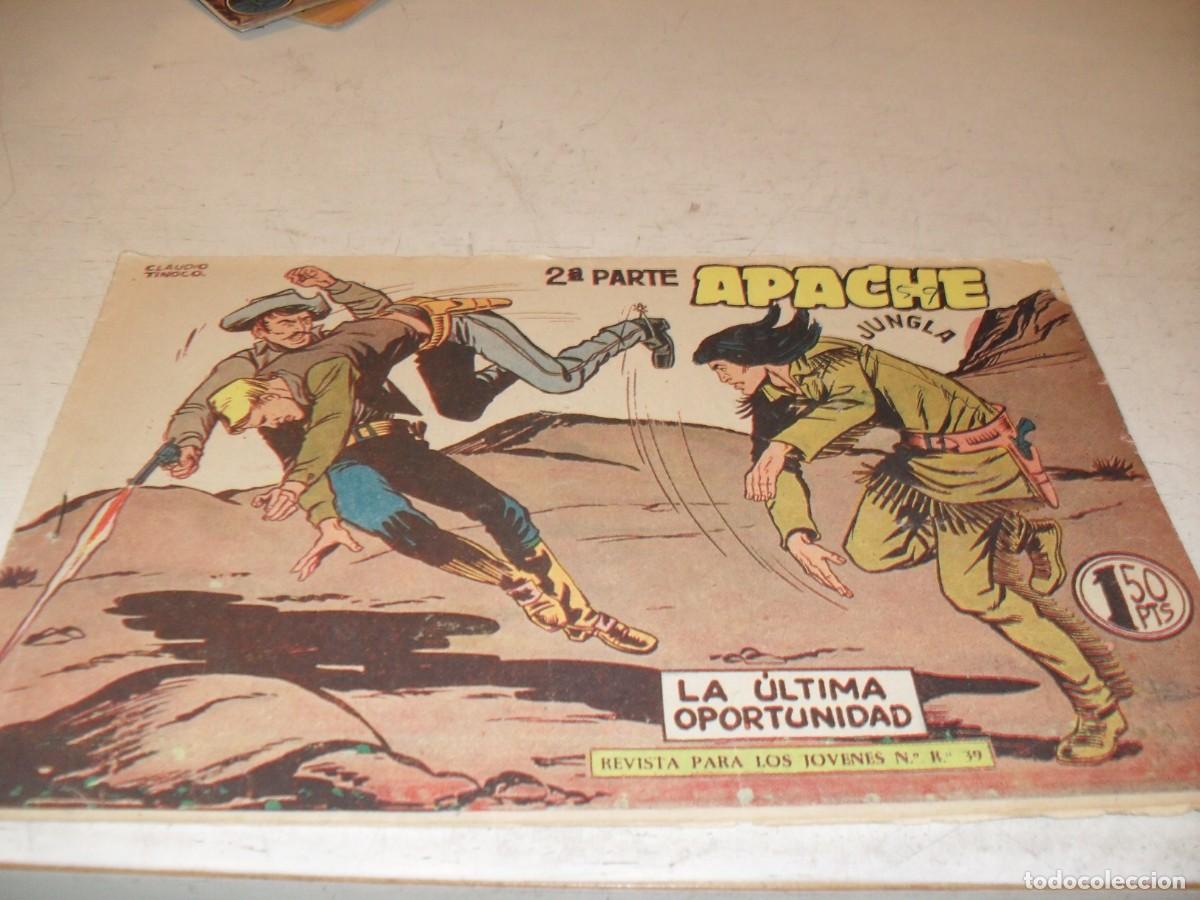 Tebeos: (ORIGINAL)APACHE 2&ordf; PARTE N&ordm; 59,LA ULTIMA OPORTUNIDAD,DE 76.MAGA,1960