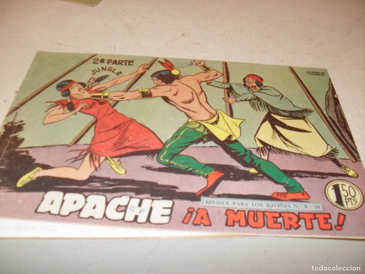 Tebeos: (ORIGINAL)APACHE 2&ordf; PARTE N&ordm; 56,A MUERTE&iexcl;&iexcl;,DE 76.MAGA,1960