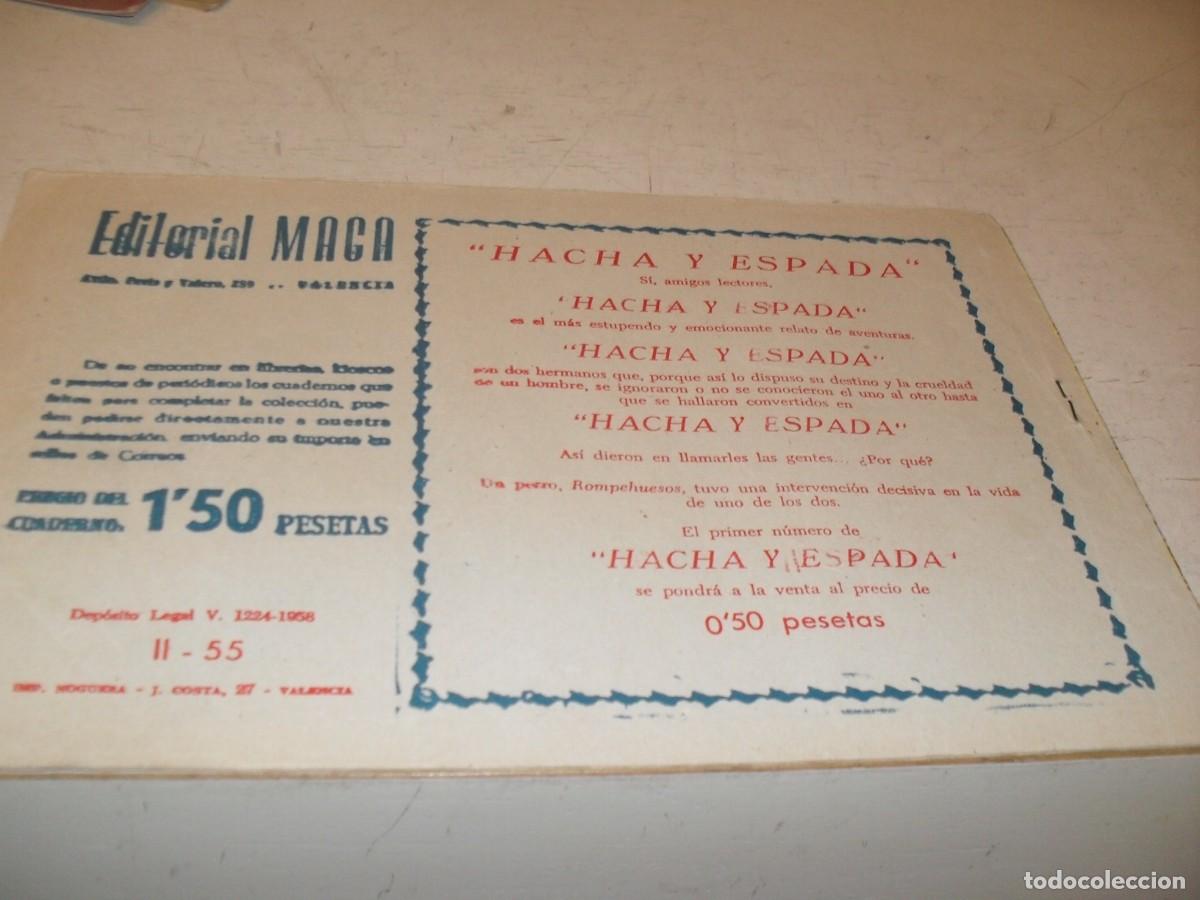Tebeos: (ORIGINAL)APACHE 2&ordf; PARTE N&ordm; 55,EL CIRCULO DE LA MUERTE NEGRA,DE 76.MAGA,1960 - Foto 2