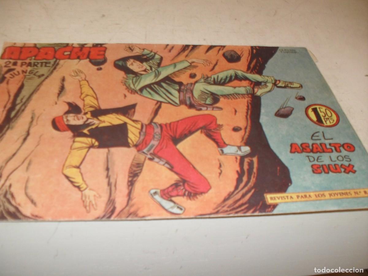 Tebeos: (ORIGINAL)APACHE 2&ordf; PARTE N&ordm; 54,EL ASALTO DE LOS SIOUX,DE 76.MAGA,1960