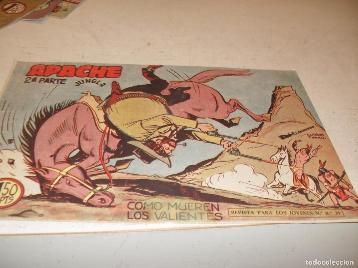 Tebeos: (ORIGINAL)APACHE 2&ordf; PARTE N&ordm; 52,COMO MUEREN LOS VALIENTES,DE 76.MAGA,1960