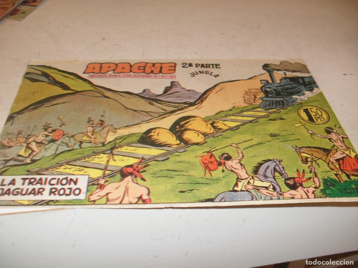 Tebeos: (ORIGINAL)APACHE 2&ordf; PARTE N&ordm; 51,LA TRAICION DE JAGUAR ROJO,DE 76.MAGA,1960