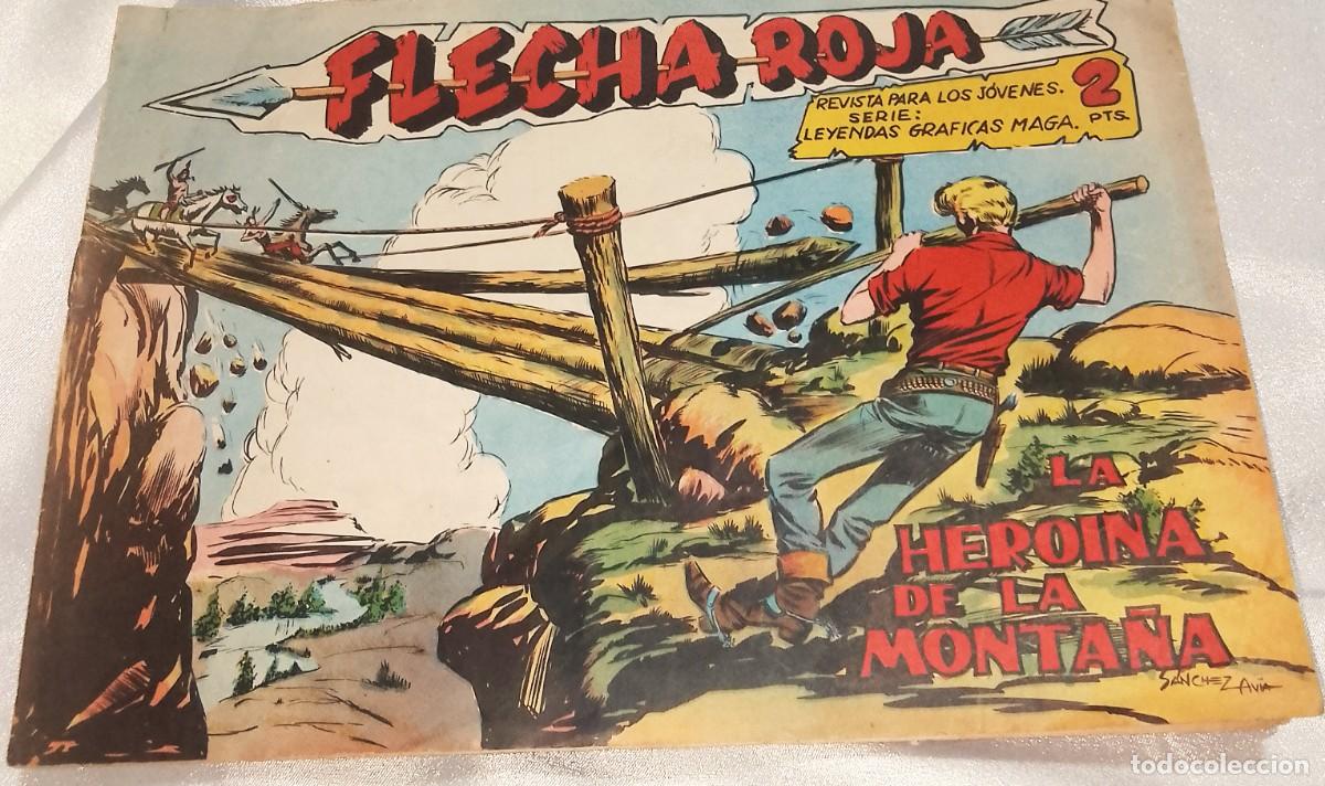 Tebeos: FLECHA ROJA N&ordm; 78-DIFICIL ORIGINAL MAGA- BIEN-LEER DESCRIPCION Y VER FOTOS