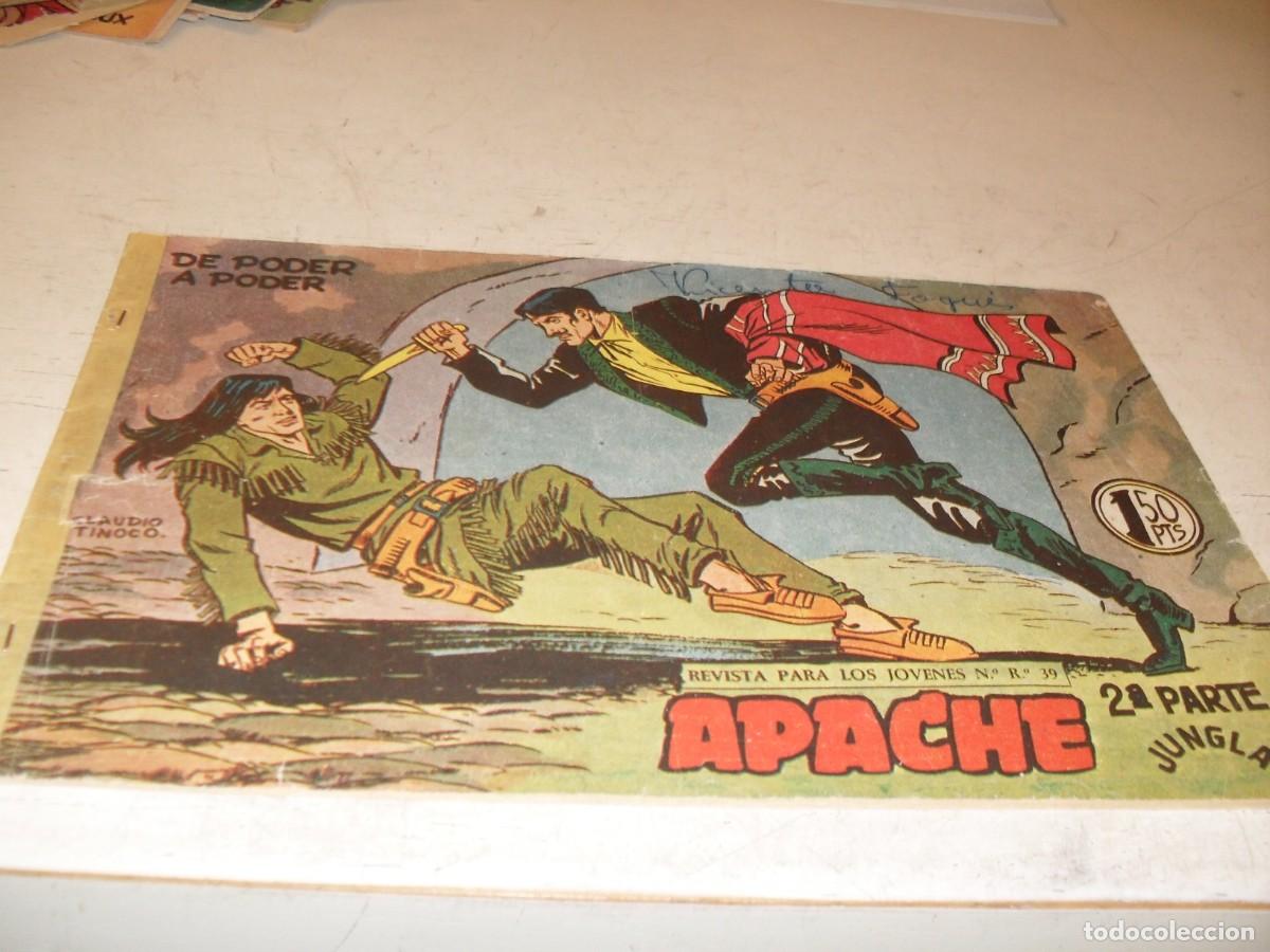 Tebeos: (ORIGINAL)APACHE 2&ordf; PARTE N&ordm; 47,DE PODER A PODER,DE 76.MAGA,1960