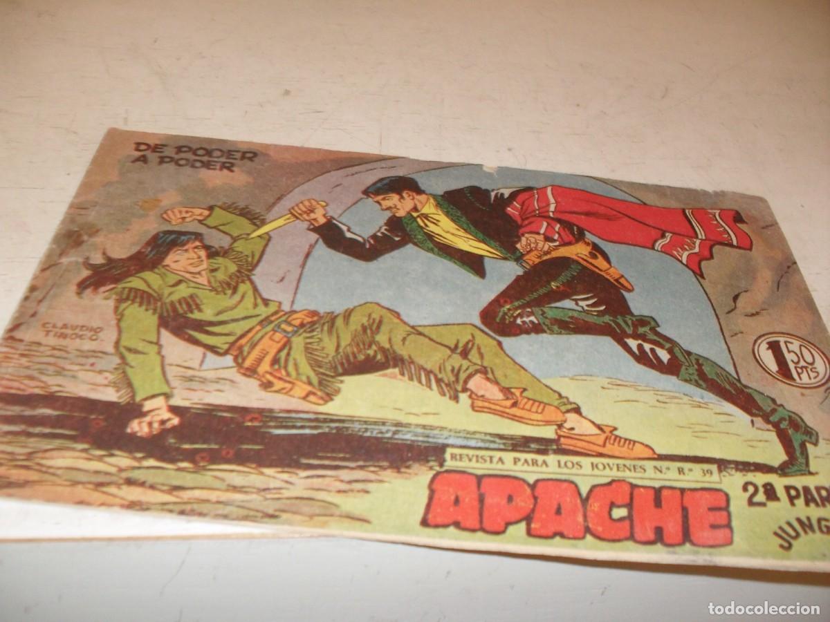 Tebeos: (ORIGINAL)APACHE 2&ordf; PARTE N&ordm; 47,DE PODER A PODER,DE 76.MAGA,1960