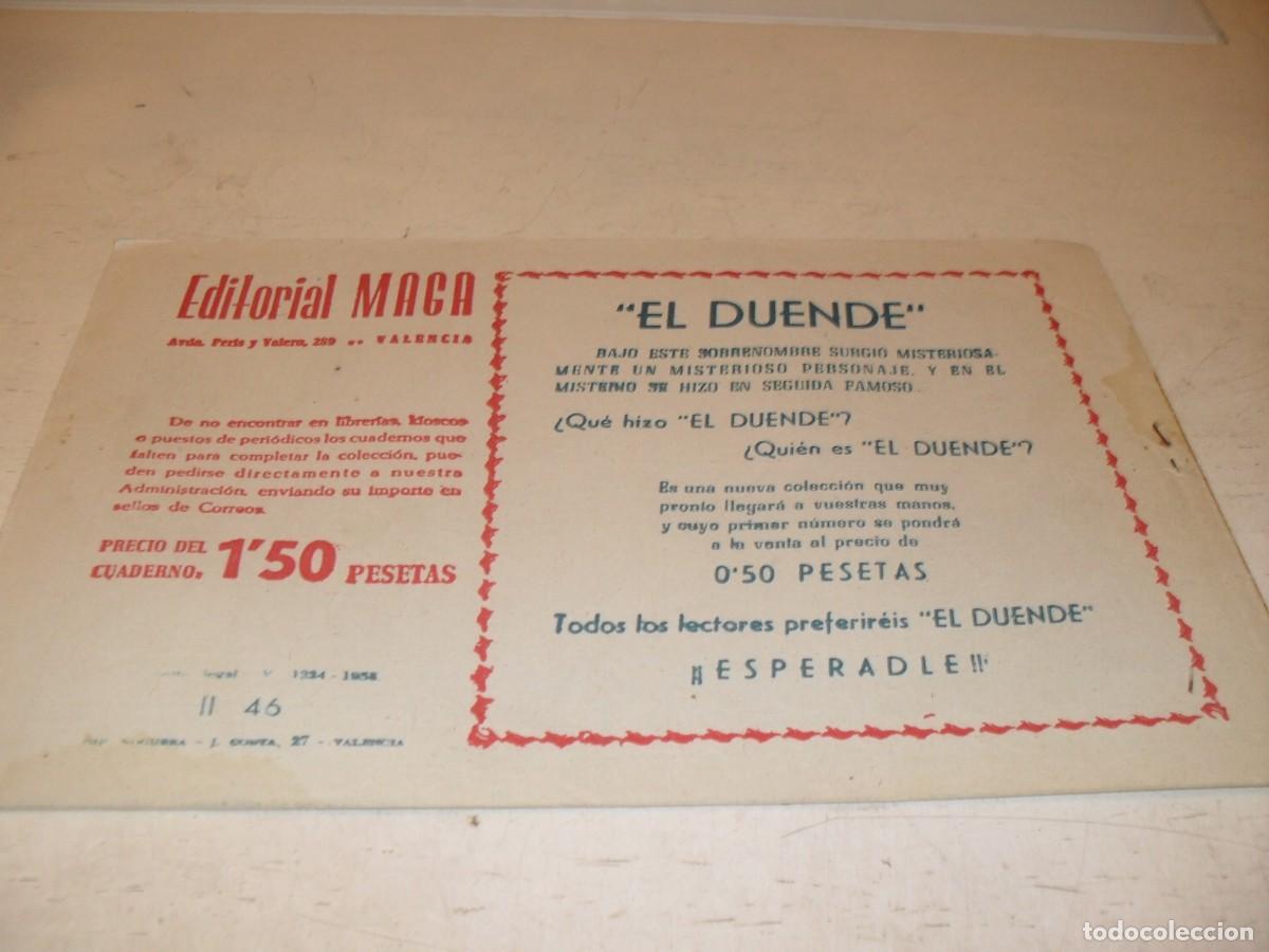 Tebeos: (ORIGINAL)APACHE 2&ordf; PARTE N&ordm; 46,DUELO EN ROCAS NEGRAS,DE 76.MAGA,1960 - Foto 2