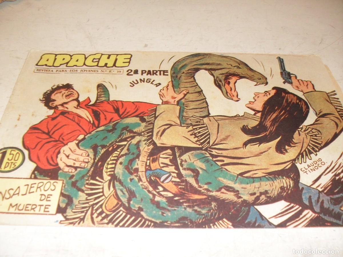 Tebeos: (ORIGINAL)APACHE 2&ordf; PARTE N&ordm; 36,MENSAJEROS DE MUERTE,DE 76.MAGA,1960