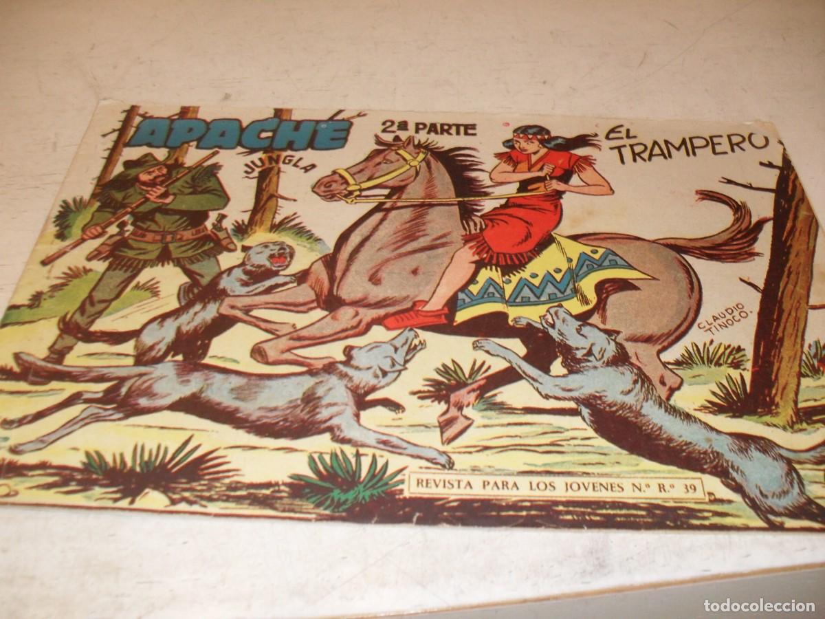 Tebeos: (ORIGINAL)APACHE 2&ordf; PARTE N&ordm; 35,EL TRAMPERO,DE 76.MAGA,1960