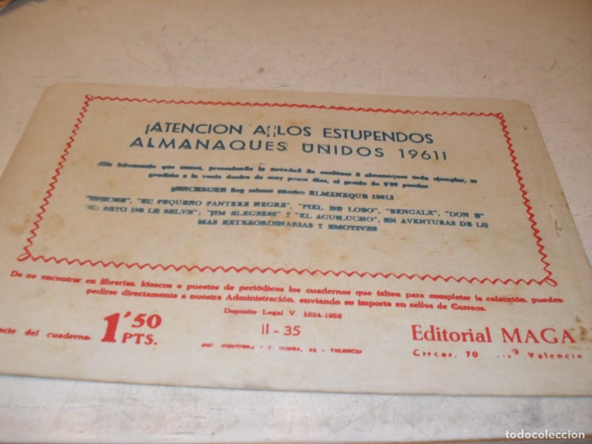 Tebeos: (ORIGINAL)APACHE 2&ordf; PARTE N&ordm; 35,EL TRAMPERO,DE 76.MAGA,1960 - Foto 2