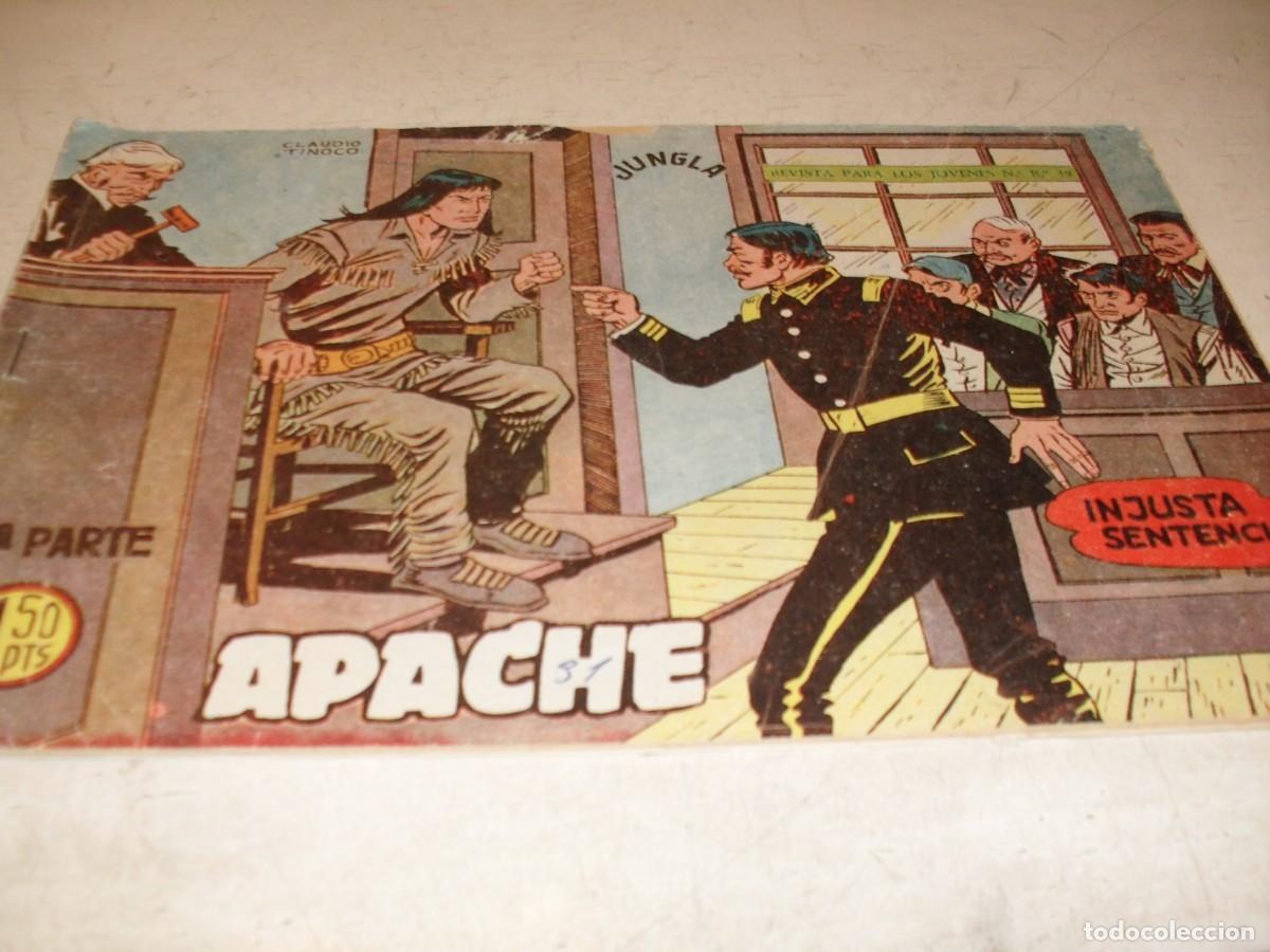 Tebeos: (ORIGINAL)APACHE 2&ordf; PARTE N&ordm; 31,INJUSTA SENTENCIA,DE 76.MAGA,1960