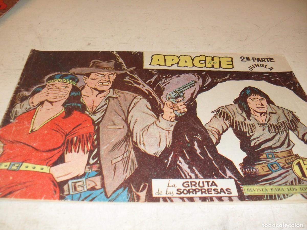 Tebeos: (ORIGINAL)APACHE 2&ordf; PARTE N&ordm; 30,LA GRUTA DE LAS SORPRESAS,DE 76.MAGA,1960