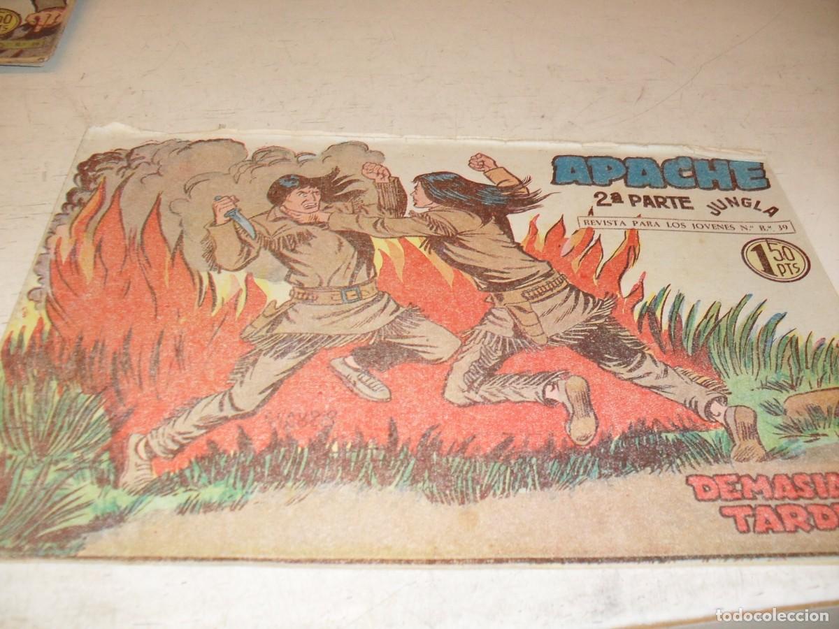 Tebeos: (ORIGINAL)APACHE 2&ordf; PARTE N&ordm; 28,DEMASIADO TARDE,DE 76.MAGA,1960