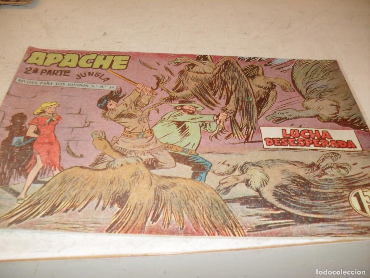 Tebeos: (ORIGINAL)APACHE 2&ordf; PARTE N&ordm; 27,LUCHA DESESPERADA,DE 76.MAGA,1960
