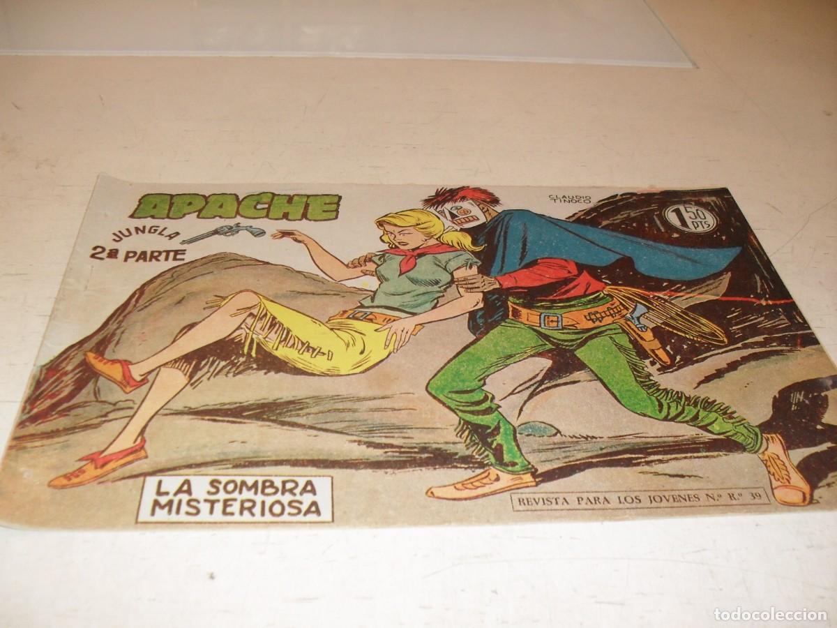 Tebeos: (ORIGINAL)APACHE 2&ordf; PARTE N&ordm; 25,LA SOMBRA MISTERIOSA,DE 76.MAGA,1960