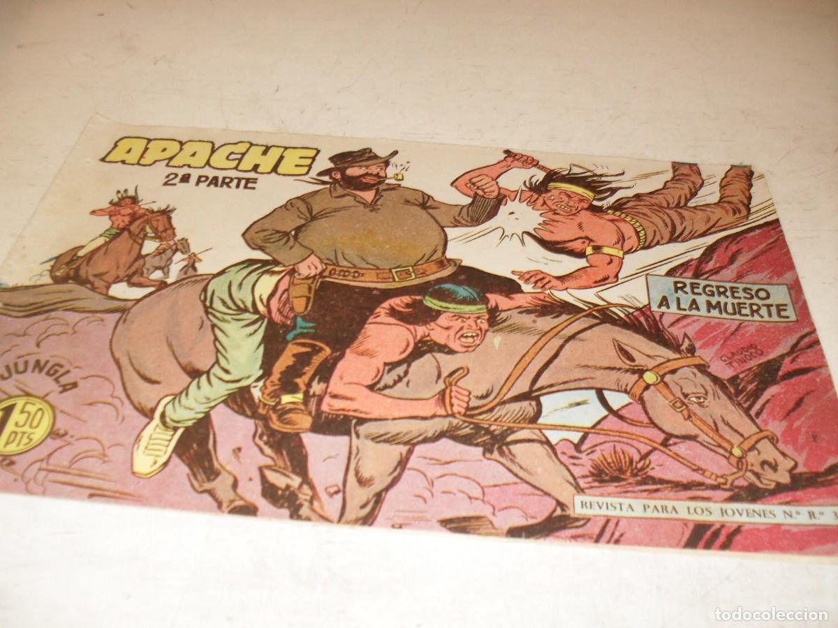 Tebeos: (ORIGINAL)APACHE 2&ordf; PARTE N&ordm; 24,REGRESO A LA MUERTE,DE 76.MAGA,1960