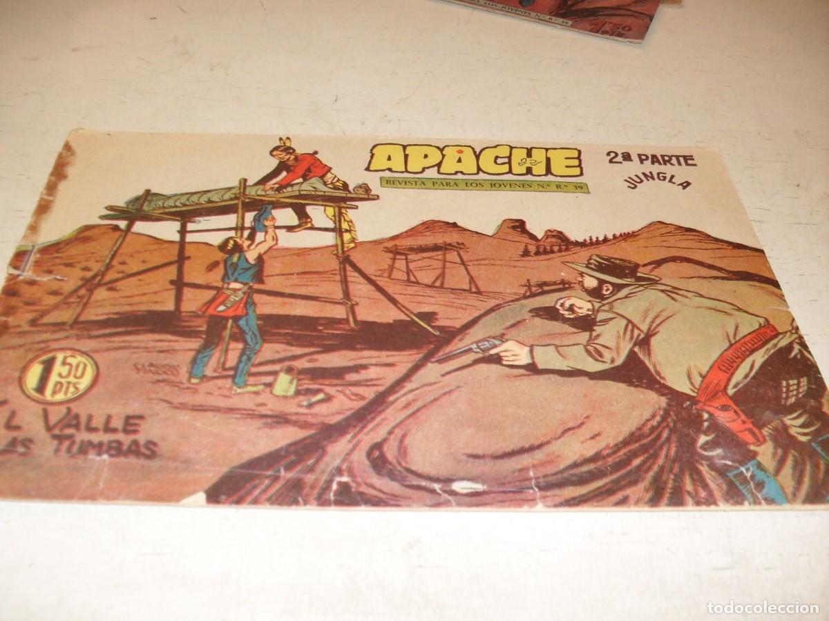 Tebeos: (ORIGINAL)APACHE 2&ordf; PARTE N&ordm; 22,EL VALLE DE LAS TUMBAS,DE 76.MAGA,1960