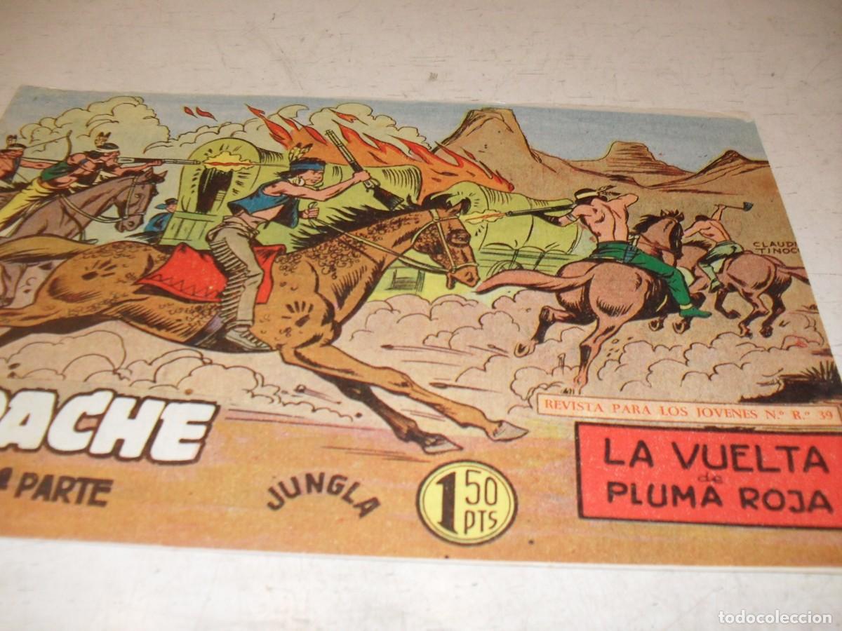 Tebeos: (ORIGINAL)APACHE 2&ordf; PARTE N&ordm; 20,LA VUELTA DE PLUMA ROJA,DE 76.MAGA,1960