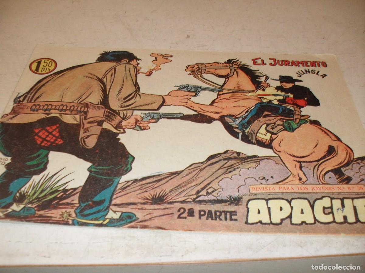 Tebeos: (ORIGINAL)APACHE 2&ordf; PARTE N&ordm; 19,EL JURAMENTO,DE 76.MAGA,1960