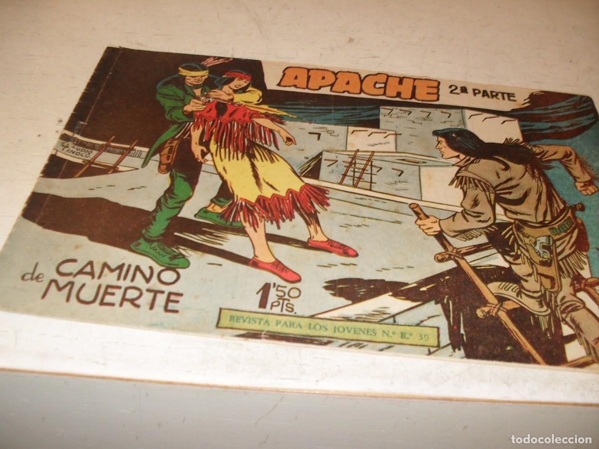 Tebeos: (ORIGINAL)APACHE 2&ordf; PARTE N&ordm; 12,CAMINO DE MUERTE,DE 76.MAGA,1960