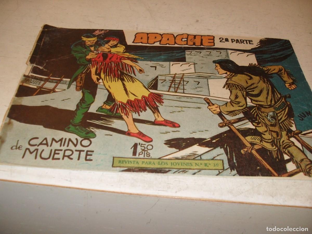 Tebeos: (ORIGINAL)APACHE 2&ordf; PARTE N&ordm; 12,CAMINO DE MUERTE,DE 76.MAGA,1960