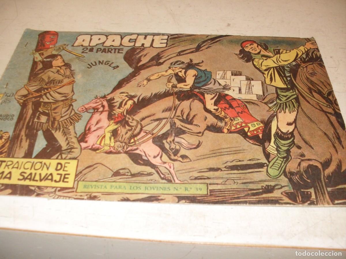BDs: (ORIGINAL)APACHE 2&ordf; PARTE N&ordm; 11,LA TRAICION DE PUMA SALVAJE,DE 76.MAGA,1960