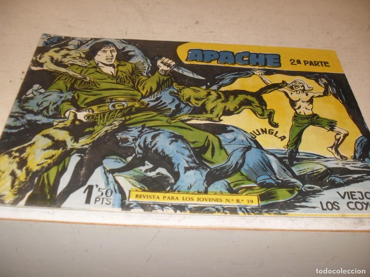 Tebeos: (ORIGINAL)APACHE 2&ordf; PARTE N&ordm; 7,EL VIEJO Y LOS COYOTES,DE 76.MAGA,1960