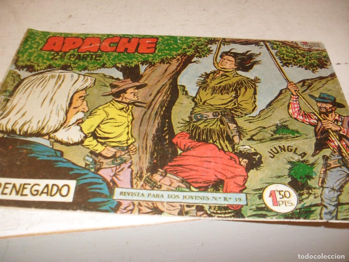 Tebeos: (ORIGINAL)APACHE 2&ordf; PARTE N&ordm; 3,PRIMEROS N&ordm;,EL RENEGADO,DE 76.MAGA,1960