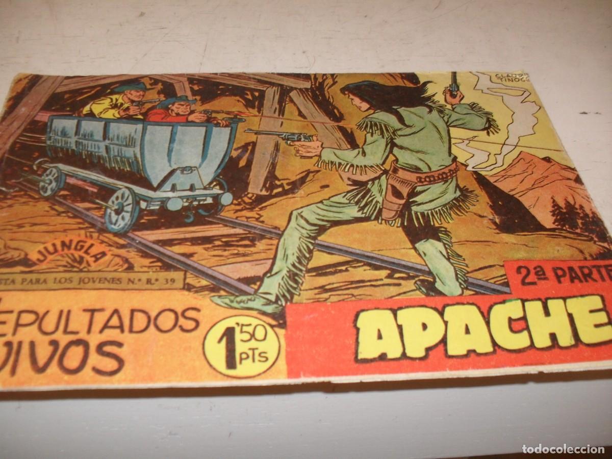 Tebeos: (ORIGINAL)APACHE 2&ordf; PARTE N&ordm; 2,PRIMEROS N&ordm;,SEPULTADOS VIVOS,DE 76.MAGA,1960