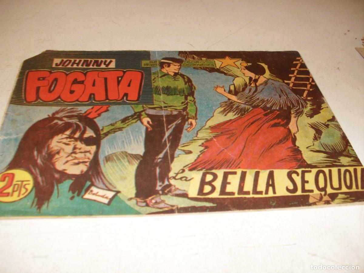 Tebeos: (ORIGINAL),JOHNNY FOGATA N&ordm; 50,LA BELLA SEQUOIA,DE RAFAEL BOLUDA,MAGA,1960