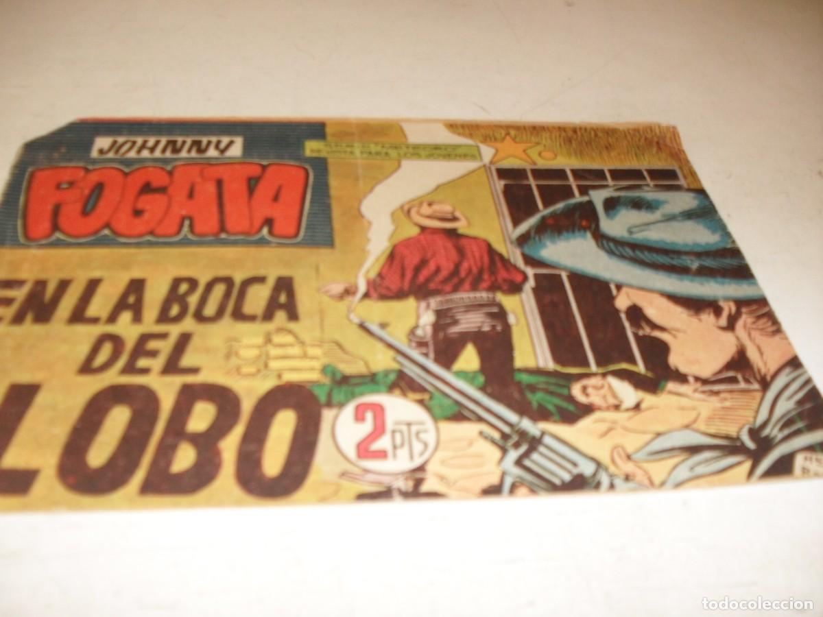 Tebeos: (ORIGINAL),JOHNNY FOGATA N&ordm; 38,EN LA BOCA DEL LOBO,DE RAFAEL BOLUDA,MAGA,1960