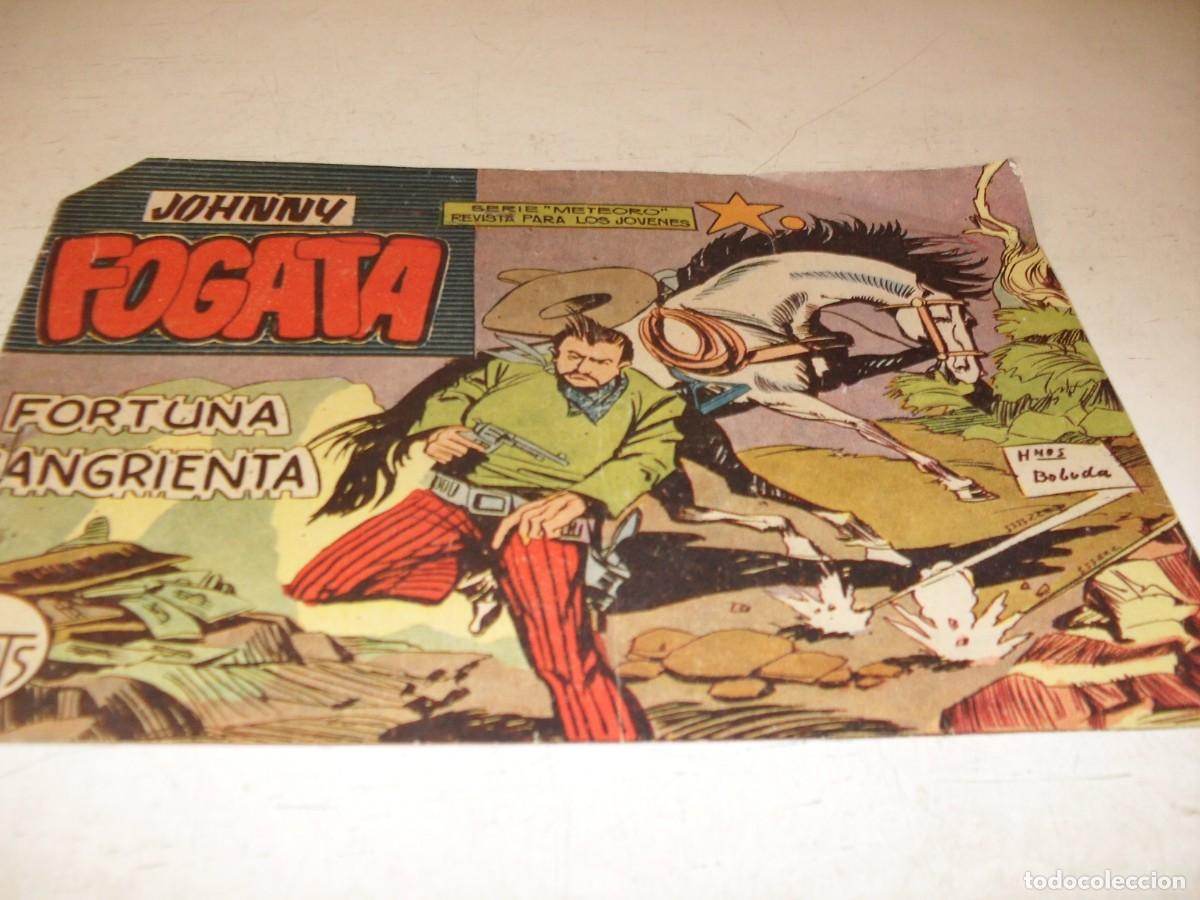 Tebeos: (ORIGINAL),JOHNNY FOGATA N&ordm; 36,FORTUNA SANGRIENTA,DE RAFAEL BOLUDA,MAGA,1960