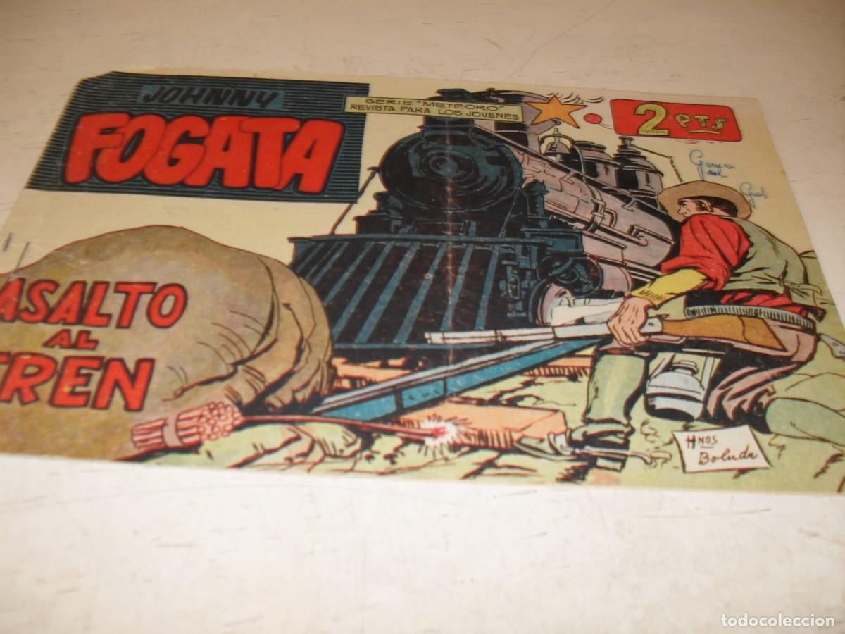 Tebeos: (ORIGINAL),JOHNNY FOGATA N&ordm; 33,ASALTO AL TREN,DE RAFAEL BOLUDA,MAGA,1960