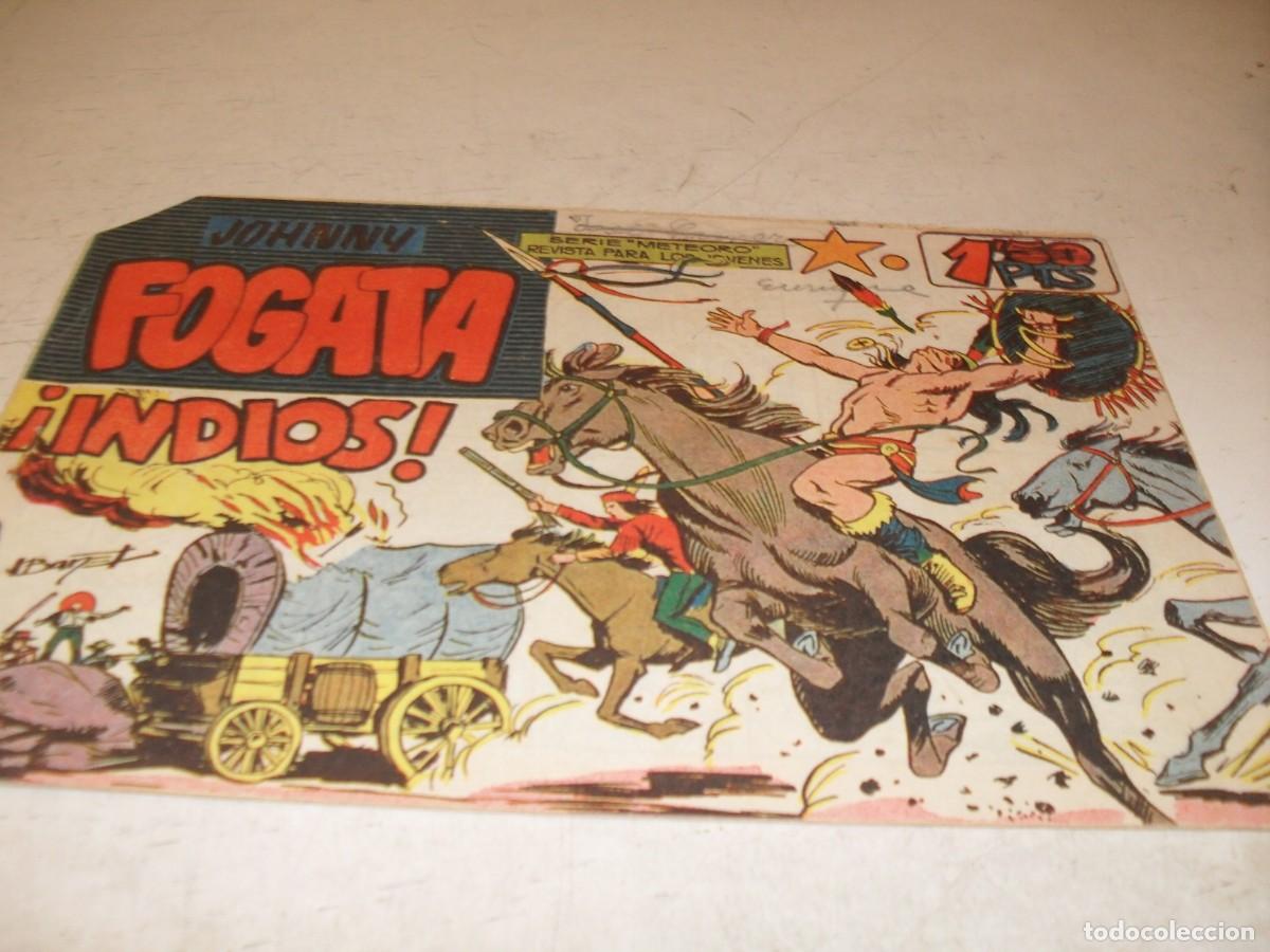 Tebeos: (ORIGINAL),JOHNNY FOGATA N&ordm; 21,iINDIOS&iexcl;&iexcl;,DE RAFAEL BOLUDA,MAGA,1960