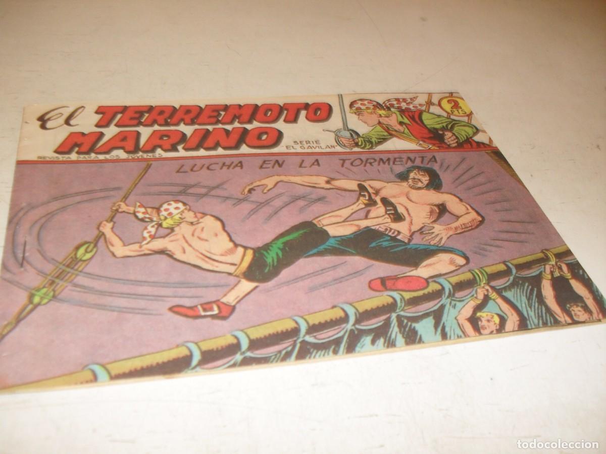 Tebeos: (ORIGINAL),EL TERREMOTO MARINO N&ordm; 28,LUCHA EN LA TORMENTA,DE MANUEL GAGO,DE 48.MAGA,1963