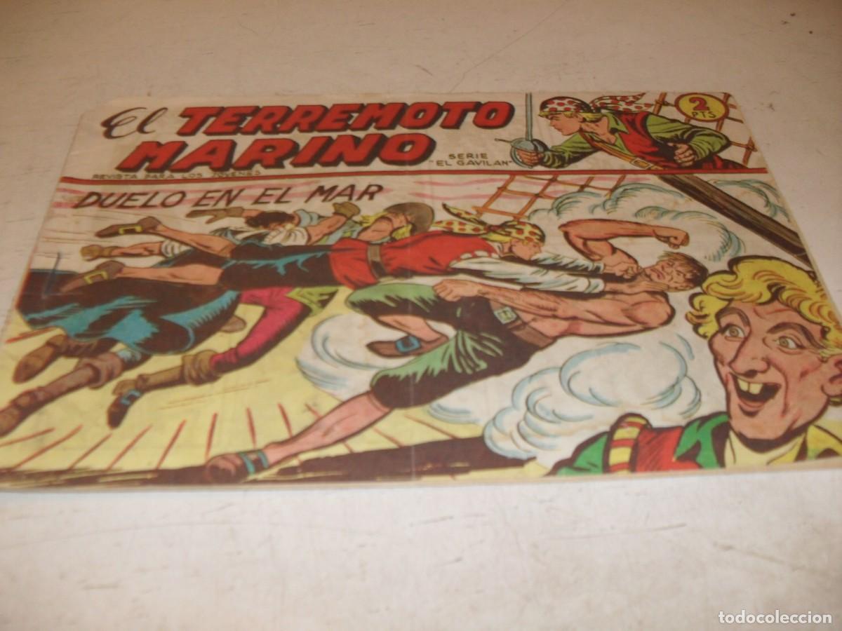 Tebeos: (ORIGINAL),EL TERREMOTO MARINO N&ordm; 25,DUELO EN EL MAR,DE MANUEL GAGO,DE 48.MAGA,1963