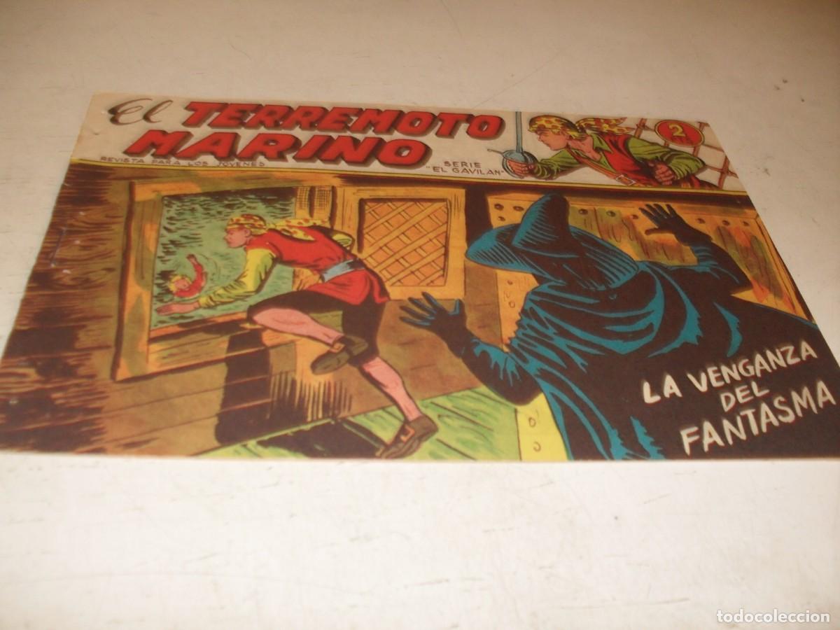 Tebeos: (ORIGINAL),EL TERREMOTO MARINO N&ordm; 18,LA VENGANZA DEL FANTASMA,DE MANUEL GAGO,DE 48.MAGA,1963