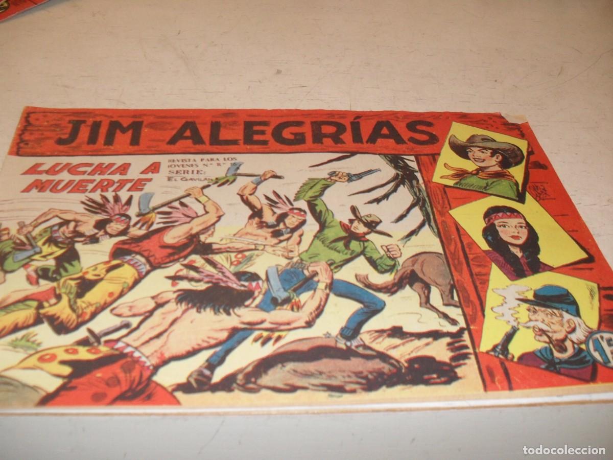 Tebeos: (ORIGINAL),JIM ALEGRIAS N&ordm; 51.LUCHA A MUERTE,DE MANUEL GAGO,DE 69.MAGA,1960