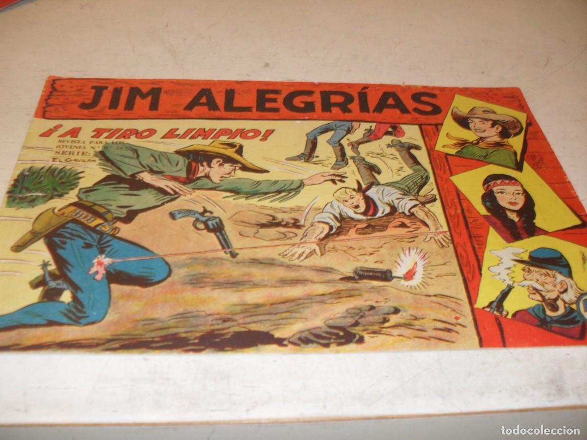 Livros de Banda Desenhada: (ORIGINAL),JIM ALEGRIAS N&ordm; 43,A TIRO LIMPIO&iexcl;&iexcl;,DE MANUEL GAGO,DE 69.MAGA,1960