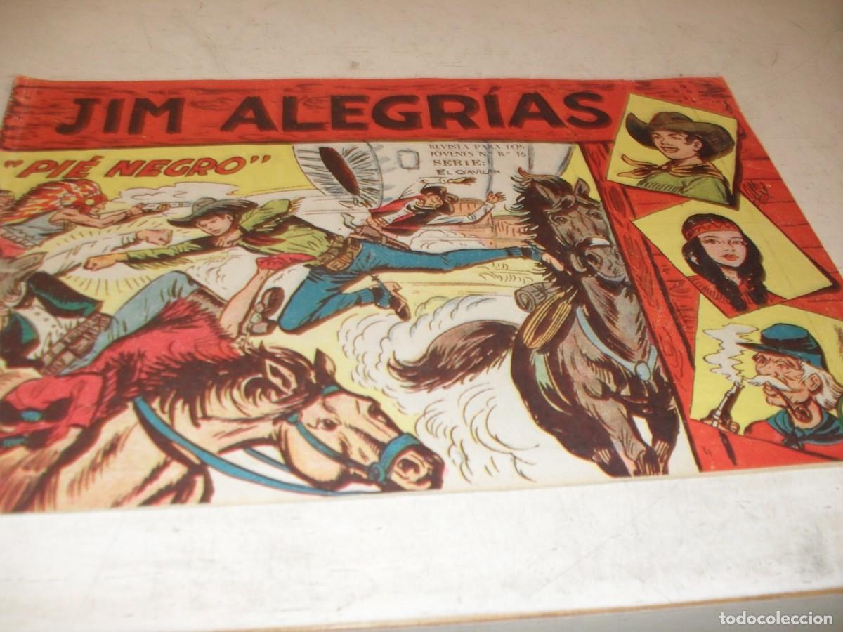 Tebeos: (ORIGINAL),JIM ALEGRIAS N&ordm; 36,PIE NEGRO,DE MANUEL GAGO,DE 69.MAGA,1960