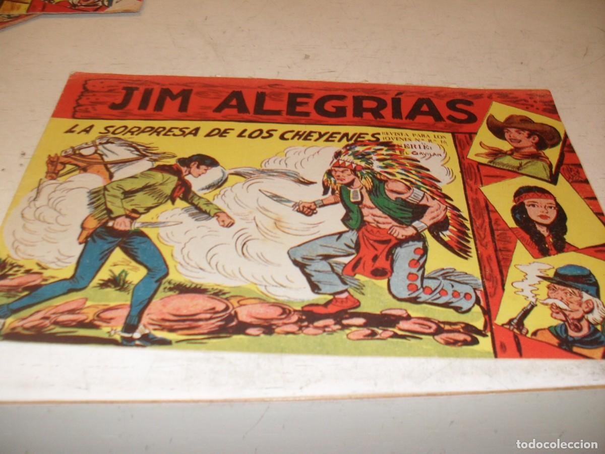 Tebeos: (ORIGINAL),JIM ALEGRIAS N&ordm; 29,LA SORPRESA DE LOS CHEYENES,DE MANUEL GAGO,DE 69.MAGA,1960